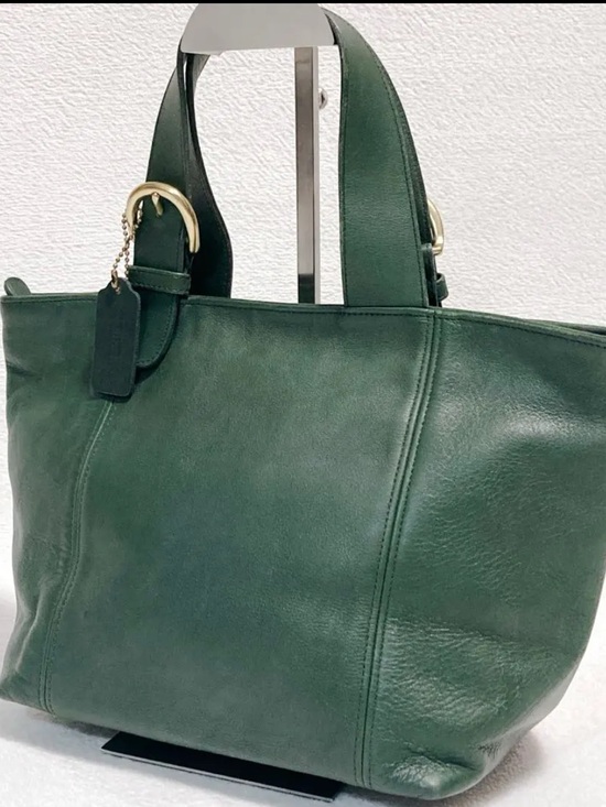 Handbags - Vintage Coach Waverly Tote 4133 Bottle Green